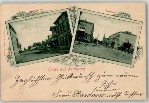 Pritzwalk 1899 Meynburger Tor Hagenstraße