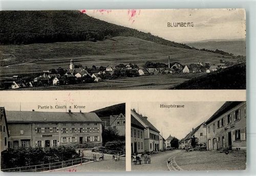 Blumberg Hauptstraße Gasthaus zur Krone