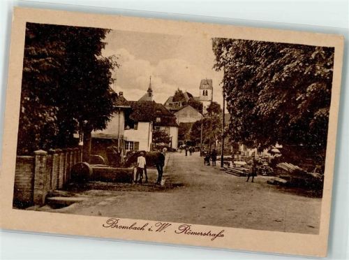 Brombach Römerstraße Brunnen Pferd