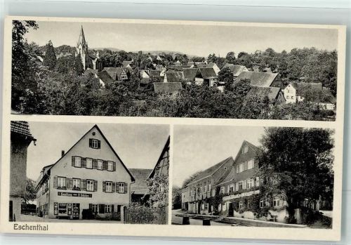 74635 W7177 Eschental - Kolonialwarengeschäft Gasthaus