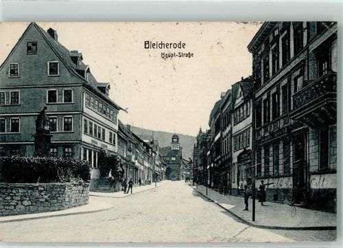 99752 O5502 Bleicherode - Hauptstraße Inflationsporto 3 Reichsmark