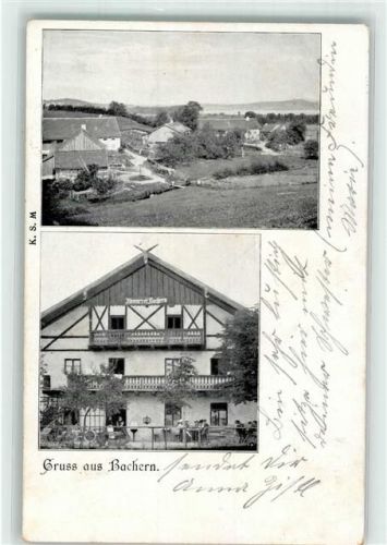 Bachern 1900 Gasthaus Brauerei Bachern