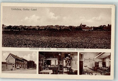 Uelleben WK II Gasthaus zur Linde Gaststube Kegelbahn
