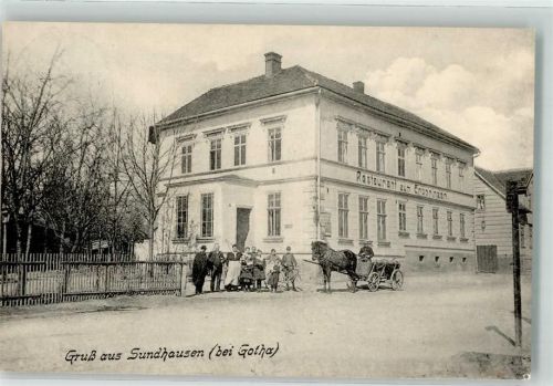 Sundhausen 1910 Gasthaus Kutsche