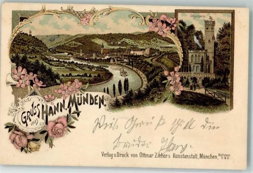 Hann. Münden Warra Tillyschanze Verlag Ottmar-Zieher-München