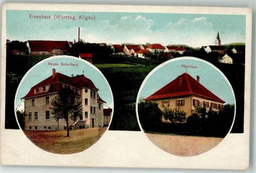 Eisenharz Neues Schulhaus Pfarrhaus