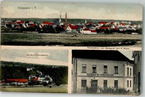 Köppern 1918 Psychiatrie Gasthaus Homburger Hof