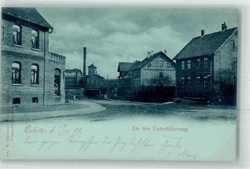 Lehrte 1899 An der Unterführung