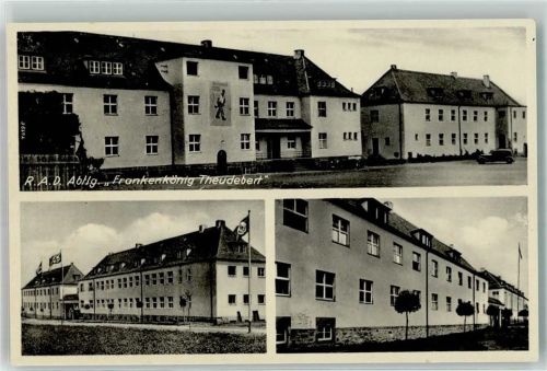 Gerolzhofen 1940 Reichsarbeitsdienstlager Abteilung Frankenkönig Theudebert Fotograf Friedrich
