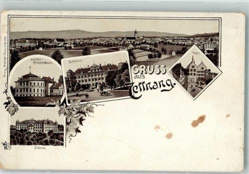 Tettnang Bezirkskrankenhaus Bahnhof Tor Schloss