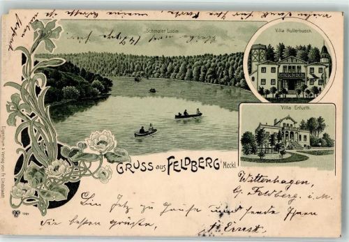 Feldberg 1904 Villa Erfurth Villa Hullerbusch Schmaler Lucin