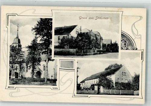 Streumen Dorfstraße Kirche