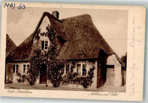 Nieblum Cafe Rosenhaus Reetdachhaus