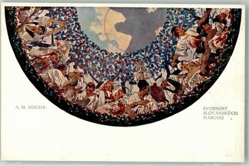 1920 - 1925 Svornost Slovanskych narodu Harmonie der slawischen Völker