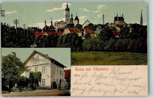 Uffenheim Gasthaus zur Eisenbahn Fahrräder