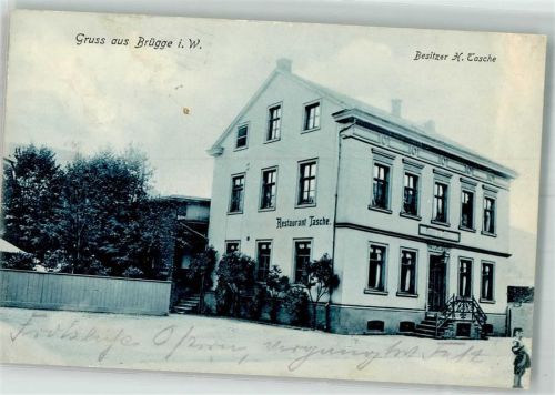 Brügge 1917 Gasthaus Tasche