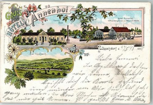 Bad Oppelsdorf 1898 Hotel Annenhof Carola-Bad