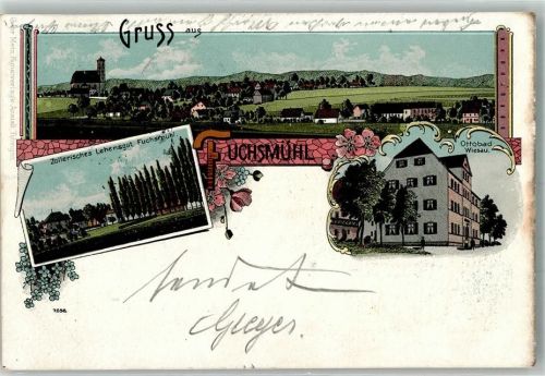 Fuchsmühl 1900 Zollerisches Lehensgut Fuchsmühl Ottobad Wiesau