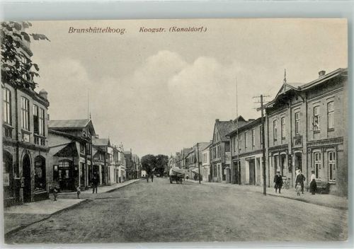 Brunsbüttelkoog Koogstraße Kanaldorf