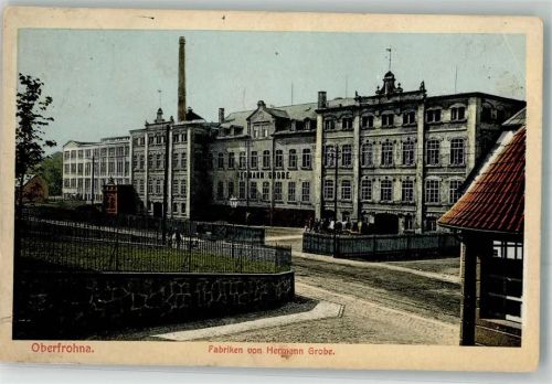 Limbach-Oberfrohna 1912 Fabriken v. Hermann Grobe