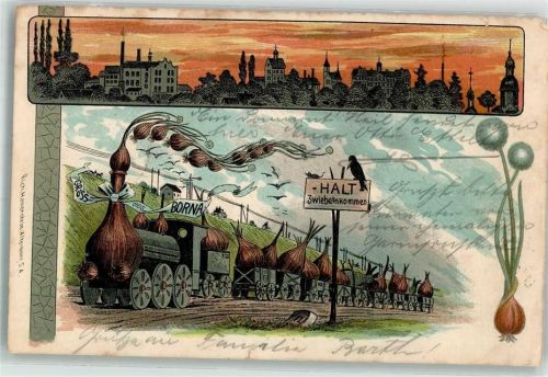 Borna 1903 Zwiebelexpress Rabe Zwiebel