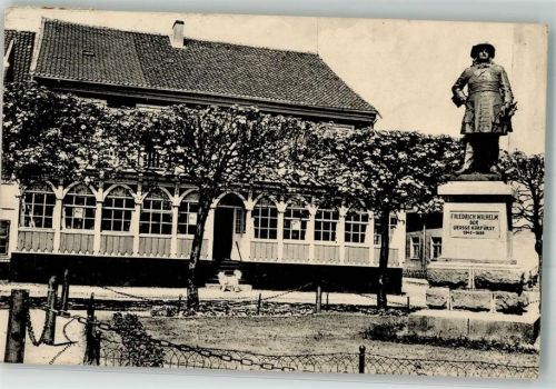 Baltijsk 1930 Denkmal Friedrich Wilhelm der Große Kurfürst Hotel Kürfürstlicher Hof
