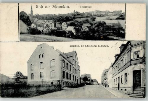 09603 O9201 Siebenlehn 1910 - Liebichstraße Schuhmacher-Fachschule
