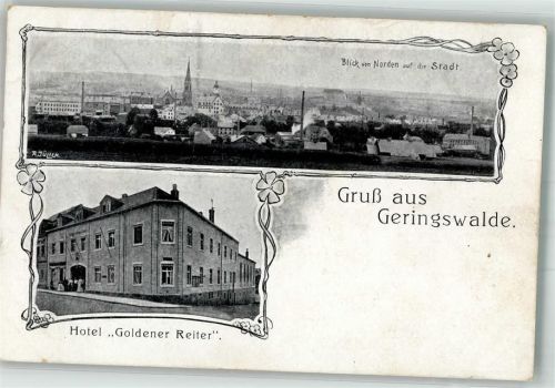Geringswalde Hotel Goldener Reiter Bahnpost Rochlitz-