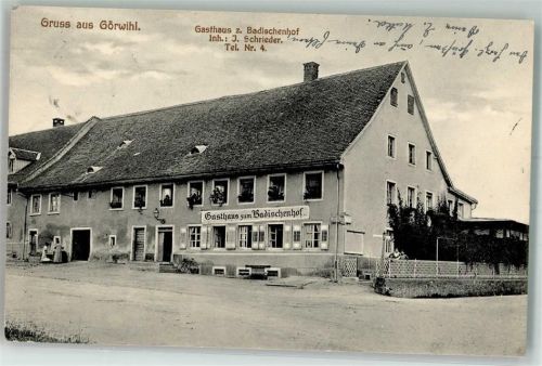 Görwihl 1918 Gasthaus zum Badischenhof