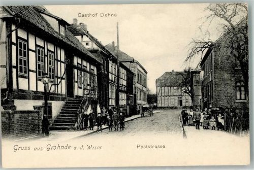 Grohnde Poststraße Gasthaus Dehne Kindergruppe