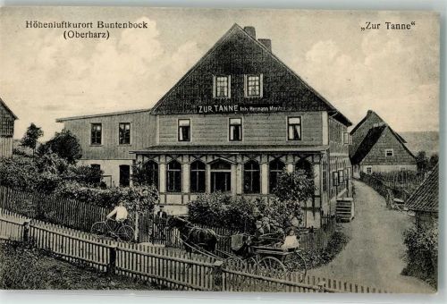 Buntenbock Gasthaus Zur Tanne Kutsche Fahrrad