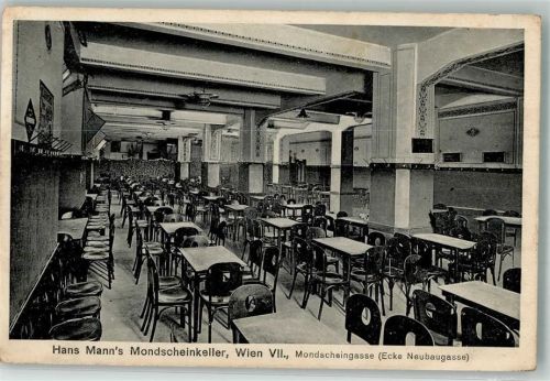 Wien 1913 Gasthaus Mann Mondscheinkeller Mondscheingasse