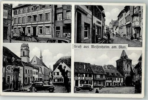 Meisenheim Gasthaus-Metzgerei Hess Stadtbrunnen Stadttor