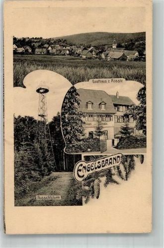 Engelsbrand Aussichtsturm Gasthaus zum Rössle