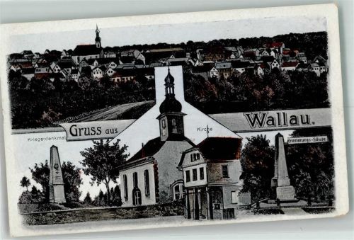 Wallau 1919 Kriegerdenkmal Erinnerungs-Säule