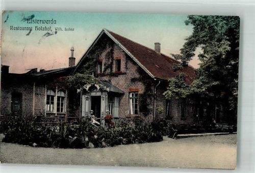 Elsterwerda 1911 Gasthaus Holzhof