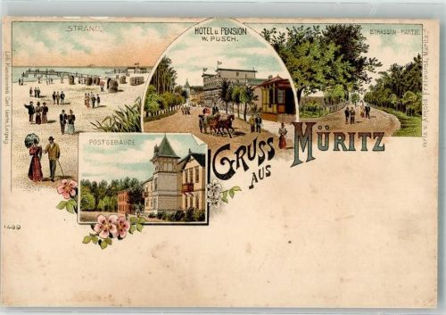 Graal-Müritz Hotel Pension W. Pusch Postgebäude