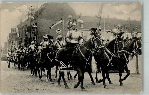 Prettin 1921 Torgauer Geharnischte Reitergruppe Inflationsporto