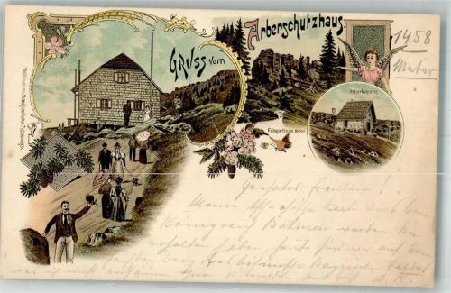Arberschutzhaus 1898 Arberschutzhaus Felsen Arberkapelle Schmetterling