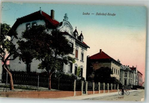 Lucka Bahnhofstraße Fahrrad Villen