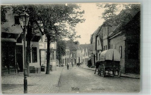 Melle Mühlenstrasse Fuhrwerk