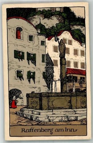 Rattenberg 1918 Feldpost K.u.K.Maschinengewehr-Jungen Abteilungkomm. Denkmal Brunnen