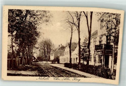 Niebüll 1923 Dorfstrasse Chr. Albr. Koog Villen Inflationsporto