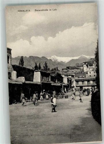 Leh Tracht Bazarstrasse Himalaya