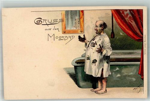 1900 sign. Thiele, Arthur Humor