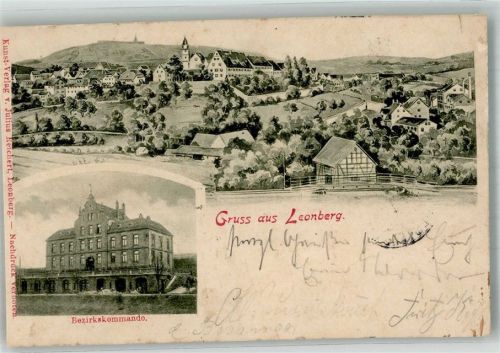 Leonberg 1901 Bezirkskommando