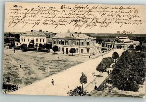 Mlawa 1915 Markplatz