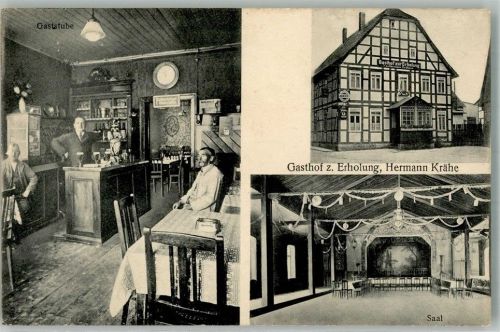 Aerzen Gasthaus zur Erholung Gaststube Zapftresen Saal