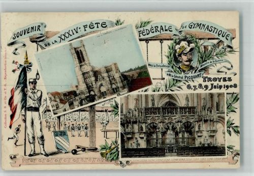 Troyes 34. Fete Federale de Gymastique 1908 Turnfest