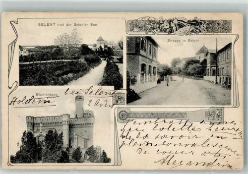 Selent 1911 Selenter Dorfstrasse Blomenburg